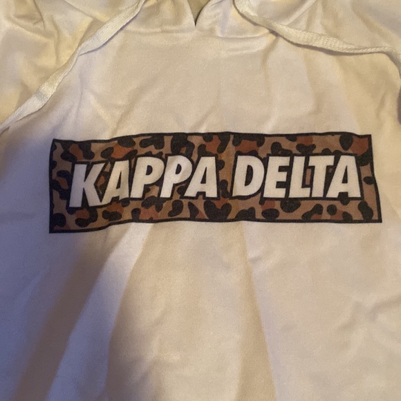 NWT Kappa Delta Leopard Print Hoodie - Picture 3 of 8